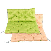 HOMECALL - Wendekissen für Gartenpalette mit Rückenlehne, ca. 120 x 140 x 12 cm grün/beige