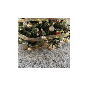 TENAX Divy 3D Panel Lapponia 0,50x1 m Grau, zusammensetzbare künstliche Hecke für vertikalen Garten und Weihnachtsdekorationen