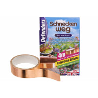 Schnecken- & Nacktschnecken-Absperrband (Selbstklebendes Kupferband zur Abwehr von Schnecken) 4 m