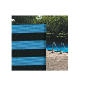 soleado SPORT 2x5 Webnetz Sichtschutz zweifarbig schwarz/blau