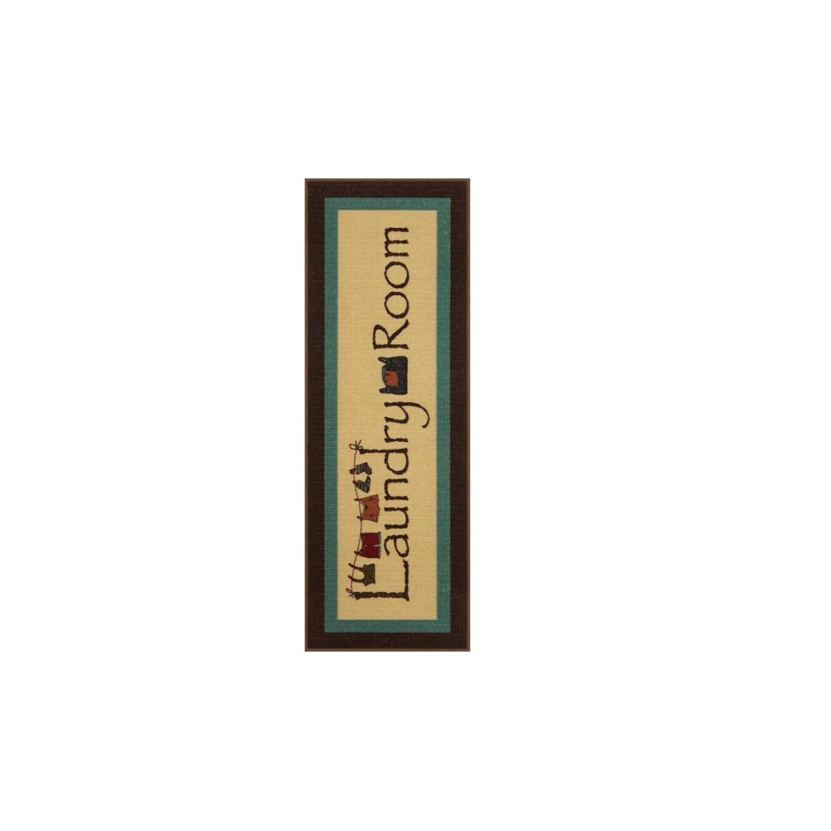 Ottomanson Teppichläufer Rand Beige, 50 x 150 cm