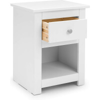 Nachttisch in Surf White