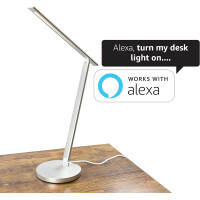 intelligenter Schreibtisch mit Tischlampe, Laptop Ständer und Bürostuhl - SET