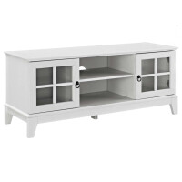 Moderner 47-Zoll-TV Board, Lowboard Weiß, 39 x 118 x 51 cm