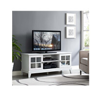 Moderner 47-Zoll-TV Board, Lowboard Weiß, 39 x 118 x 51 cm