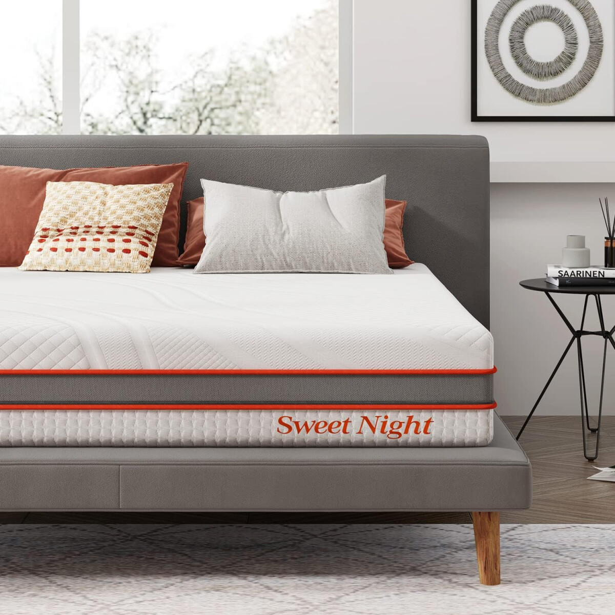Sweetnight Matratze 150 x 190cm Gel Memory Schaum 7-Zonen Ma