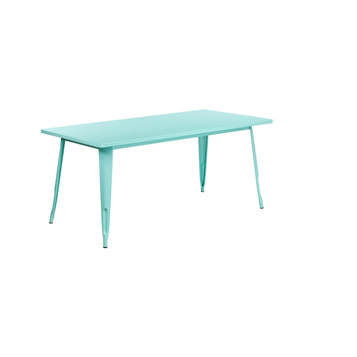 Charis Commercial Grade 80 × 160 cm Metalltisch Garten