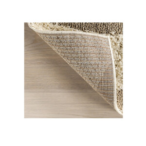 Carolyn Gemütlicher, weicher und plüschiger Shag Teppich, 81 cm x 366 cm, Creme