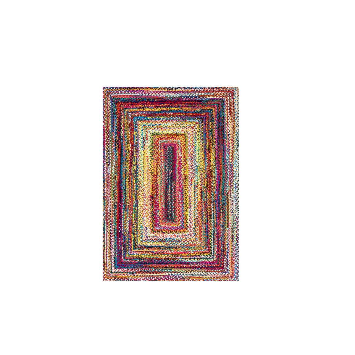 nuLOOM Tammara Handgeflochtener Teppich, 183 x 122 cm, mehrf