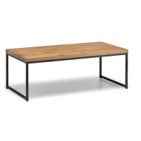 Brooklyn Couchtisch aus Eiche & Metall ist ein Industrielles und modernes Design für Wohnzimmer