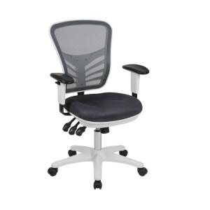 Bürostuhl Schwarz Ergonomisch Netzrücken Rollen Höhenverstellbar Büro Homeoffice