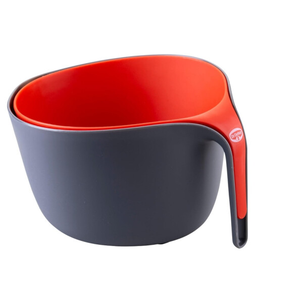 Dr. Oetker 2-tlg. Schüssel und Sieb-Set aus Kunststoff PP