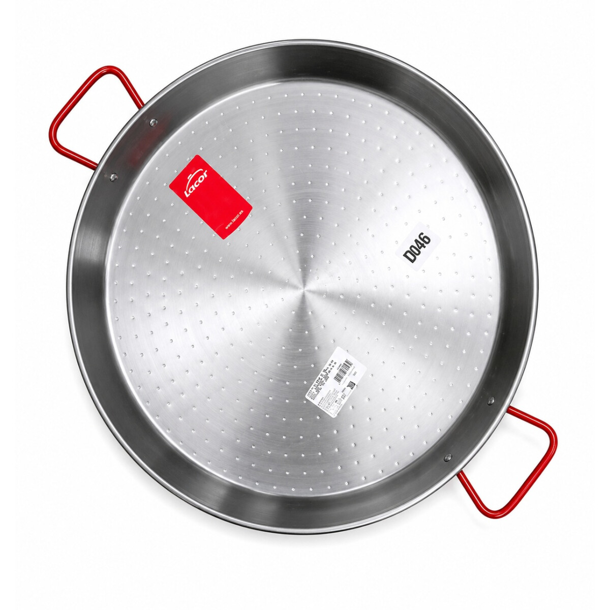 Lacor 63647 Paellapfanne 46 cm aus poliertem Eisen / Carbons