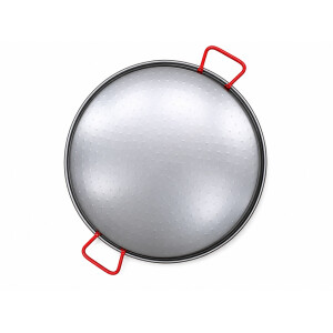 Lacor 63647 Paellapfanne 46 cm aus poliertem Eisen / Carbonstahl