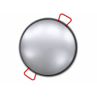 Lacor 63647 Paellapfanne 46 cm aus poliertem Eisen / Carbonstahl