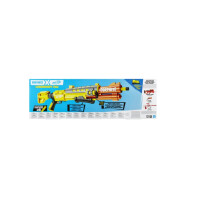 Nerf Fortnite Legendary TAC Blaster – Gelbes Leuchten – 6-Dart Megatrommel