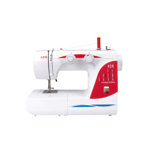 AEG AEG-124, weiße Nähmaschine, 43