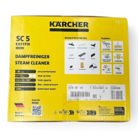 Kärcher SC 5 EasyFix Iron Dampfreiniger mit Dampfbügeleisen, 4,2 bar, 2250 W