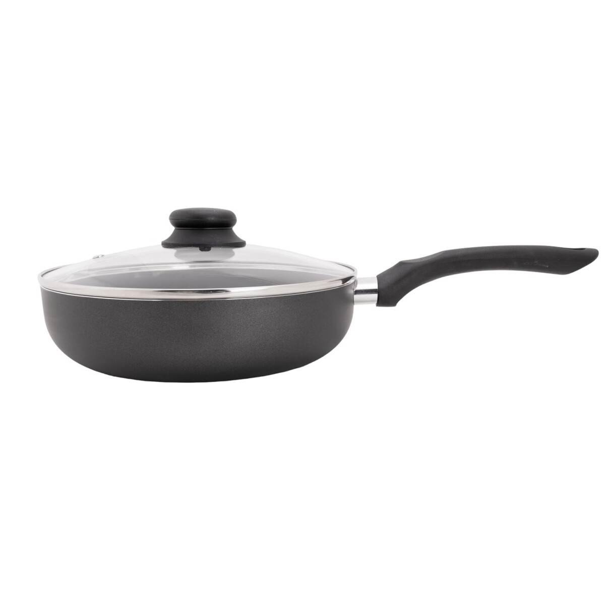 Sauteuse 28 cm Aluminium Antihaft Induktion Pfanne Schwarz