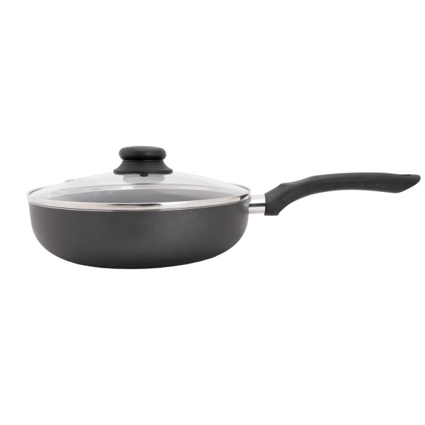 Sauteuse 28 cm Aluminium Antihaft Induktion Pfanne Schwarz