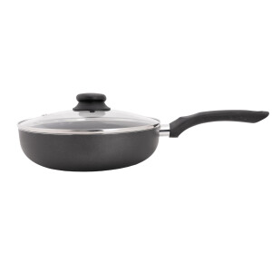Sauteuse 28 cm Aluminium Antihaft Induktion Pfanne Schwarz