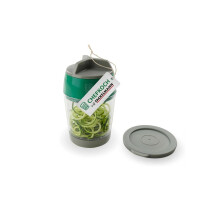 Chefkoch Fackelmann Spiralschneider aus ABS & Edelstahl – 13 x ø9 cm