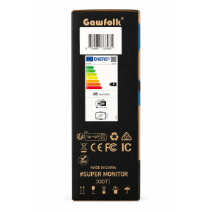 Gawfolk 34 Zoll Curved Gaming Monitor 165 Hz UWQHD 3440 × 1440 1500R
