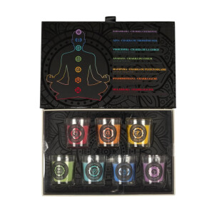 HOME DECO FACTORY, BO0106, Schachtel mit 7 Duftkerzen mit betörenden Düften für eine wohltuende Atmosphäre, ideal für Meditation und Entspannung – Größe: 7 x 7 cm