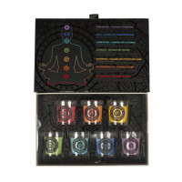 HOME DECO FACTORY, BO0106, Schachtel mit 7 Duftkerzen mit betörenden Düften für eine wohltuende Atmosphäre, ideal für Meditation und Entspannung – Größe: 7 x 7 cm