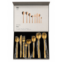 AIDA RAW Besteckset 20-teilig Gold Edelstahl Modern Spülmaschinenfest