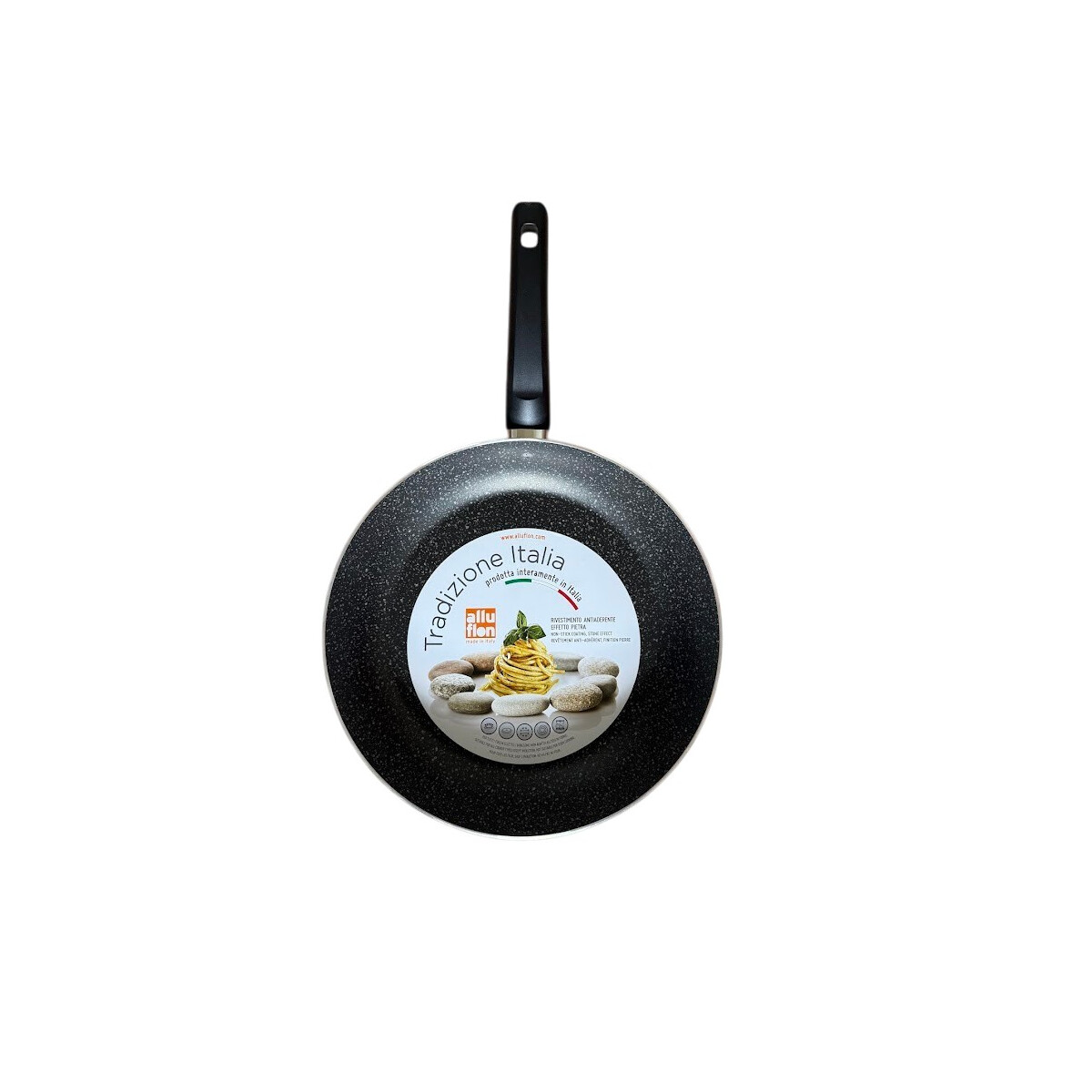 Alluflon Tradition Italien Pfanne, Aluminium, schwarz, 32 cm