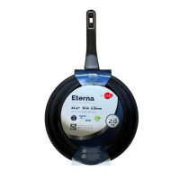 WECOOK! ETERNA Bratpfanne 28 cm Edelstahl 18/10 Induktion Antihaft Quantanium