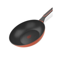 Tasty Antihaft-Wokpfanne mit Tasty Heat Flame, 28 cm – Aluminium, Geeignet für alle Herdarten inkl. Induktion, Antihaftbeschichtung – Designed in Germany