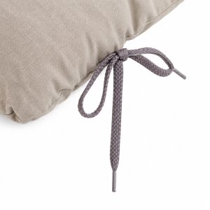 AMBIENTEHOME Hanko Gartenbankauflage 100 x 98 cm Grau