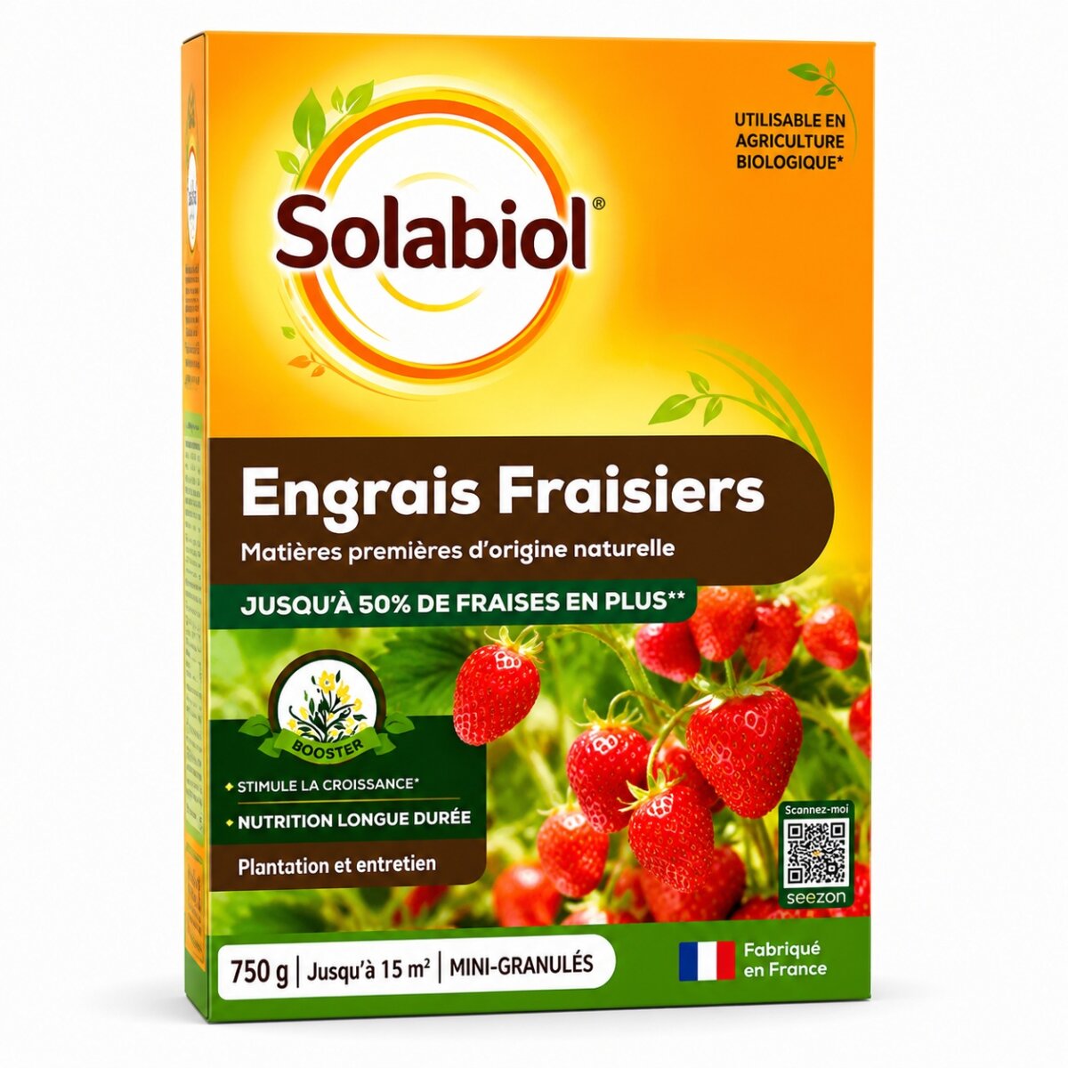 SOLABIOL Erdbeer- & Beerendünger 750 g NPK 3-2-5 mi