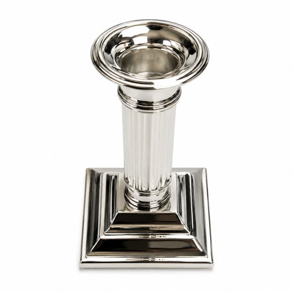 EDZARD Lincoln Kerzenhalter 15 cm versilbert kanneliert