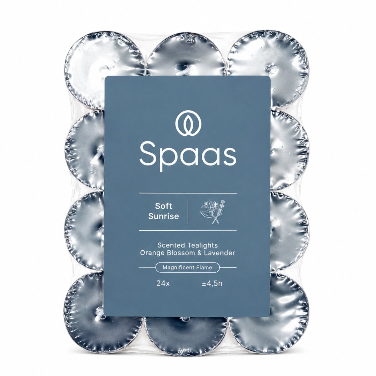 SPAAS Soft Sunrise Duft-Teelichter 24 Stück Lavendel &a