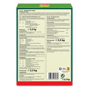 degro Rhododendron-Dünger 2,5 kg NPK 7-6-6 für Moorbeetpflanzen