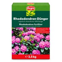 degro Rhododendron-Dünger 2,5 kg NPK 7-6-6 für Moorbeetpflanzen