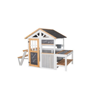 B-Ware Picknick-Erweiterung für roba Spielhaus - Wetterfestes Holz - Mehrfarbig