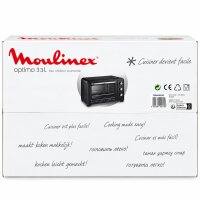 Moulinex Optimo OX464810 Minibackofen 33 l 1600 W Umluft Grill Schwarz