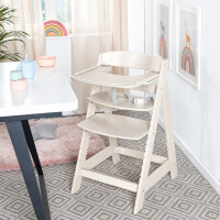 B-Ware roba Essbrett Sit Up Flex aus Holz Stone washed 42 x 40 cm