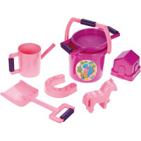 Lena 05445 - Happy Sand Spielset Pon, 7-teilig
