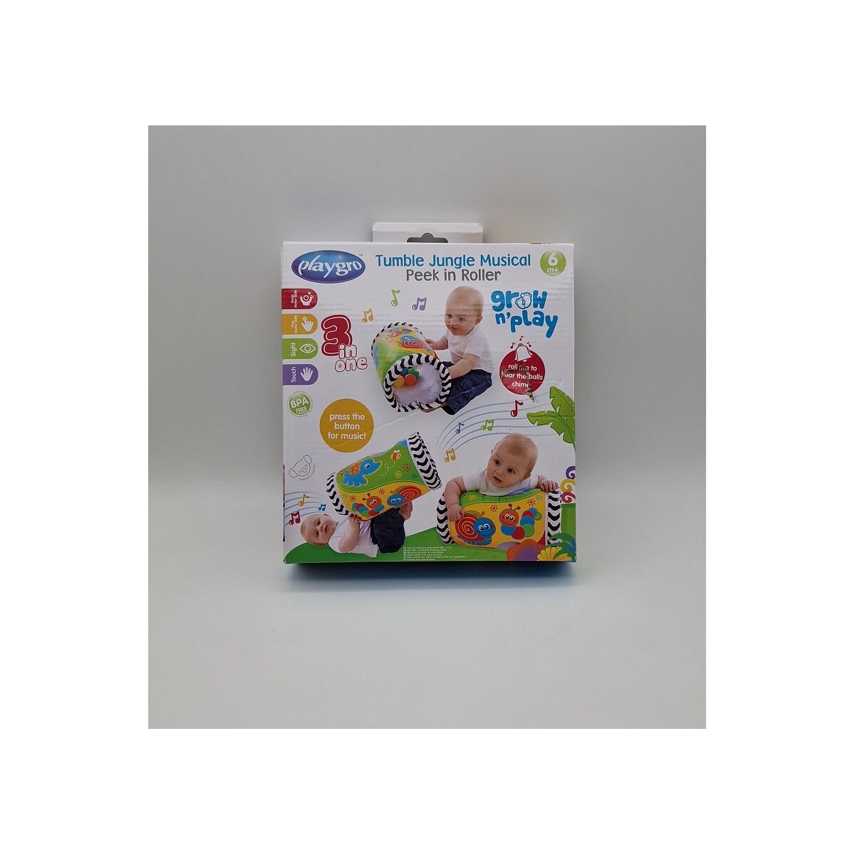 Playgro Baby-Krabbelrolle mit Musik 4015 box