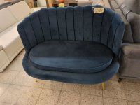 postergaleria Sofa 2 Sitzer Marineblau 150 cm - mit...