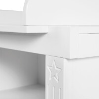 roba Möbelset Maxi‘, inkl. Kombi-Bett 70 x 140 cm, Wickelkommode und 3-türigem Kleiderschrank, weiß