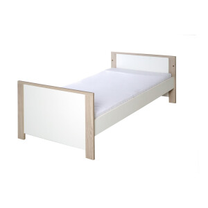 roba Zimmerset Olaf Luna Elm/weiß, inkl. Kombi-Bett 70x140 cm, Wickelkommode & 3-türigem Schrank