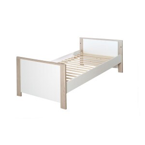 roba Zimmerset Olaf Luna Elm/weiß, inkl. Kombi-Bett 70x140 cm, Wickelkommode & 3-türigem Schrank