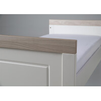 roba 2-tlg Zimmerset Felicia, Luna Elm/weiß inkl. Kombi-Bett 70x140 cm und breiter Wickelkommode