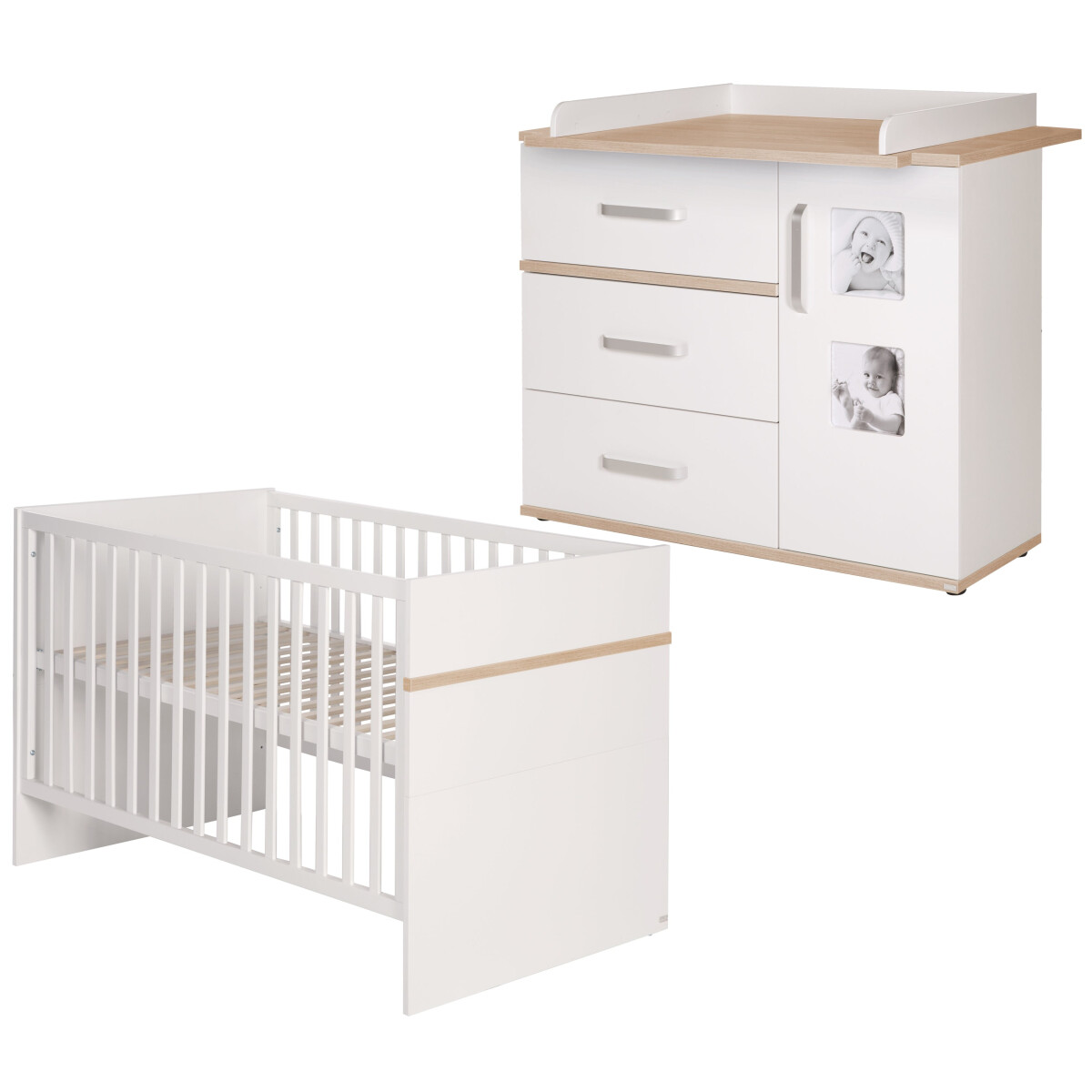 roba SET Pia‘, 2-tlg, inkl. Kombi-Bett 70 x 140 cm und